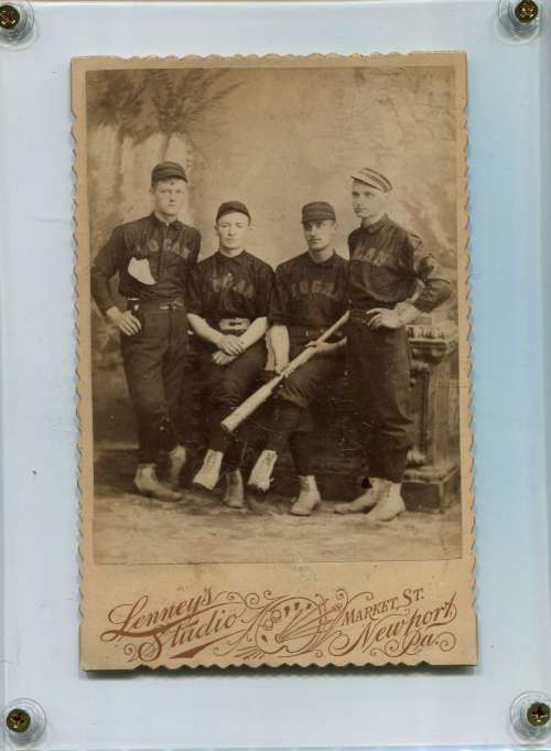 Logan Team in Black Uniforms Portrait Newport, PA Studio